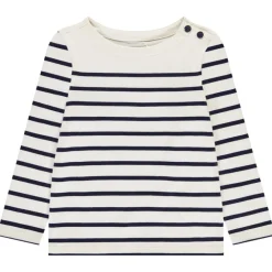 T-shirt manches longues marinière pour garçon