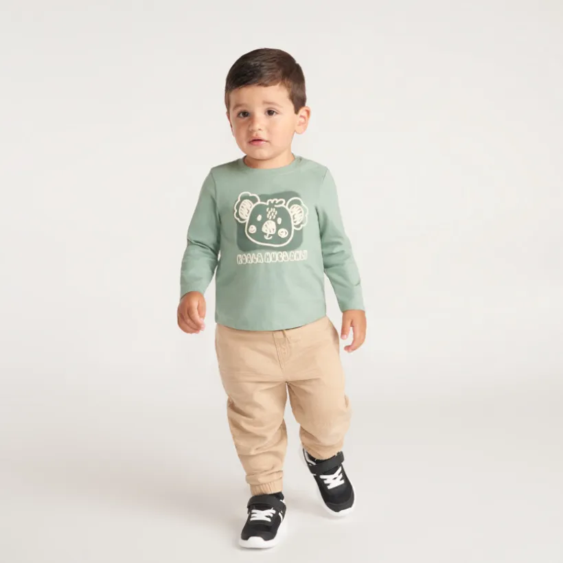 T-shirt manches longues motif koala pour bébé garçon