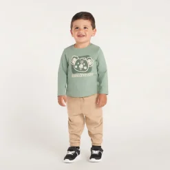 T-shirt manches longues motif koala pour bébé garçon