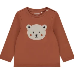 T-shirt manches longues patch animal pour bébé garçon
