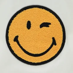 T-shirt manches longues patch bouclettes SmileyWorld pour garçon