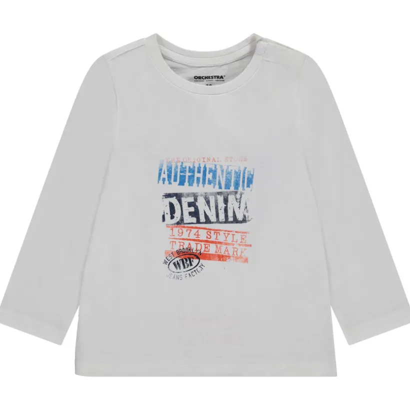 T-shirt manches longues print fantaisie pour bébé garçon