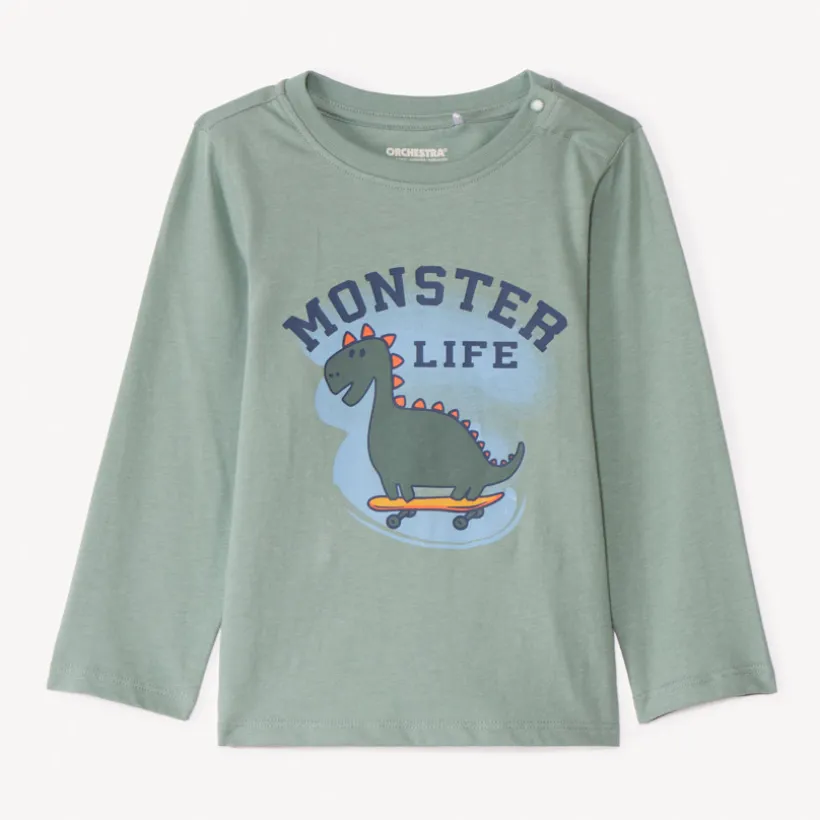 T-shirt manches longues printé pour bébé garçon