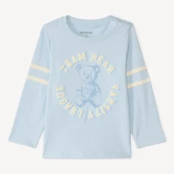 T-shirt manches longues print ourson pour bébé garçon