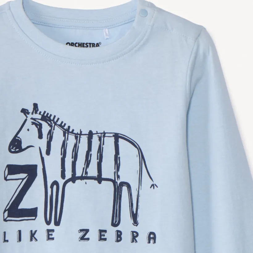 T-shirt manches longues print animal pour bébé garçon