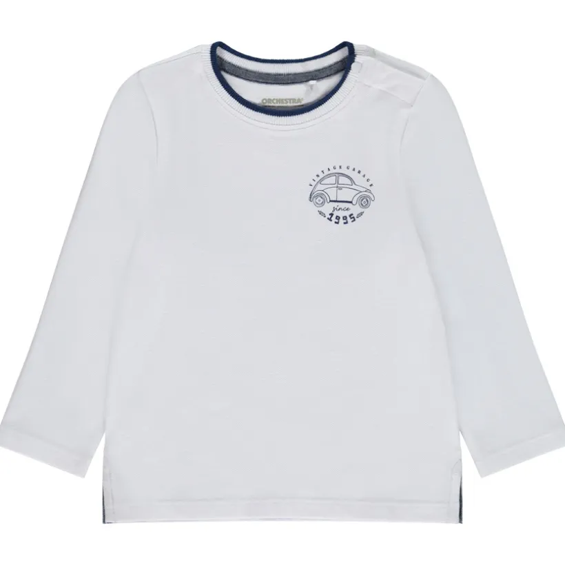 T-shirt manches longues print voiture pour bébé garçon
