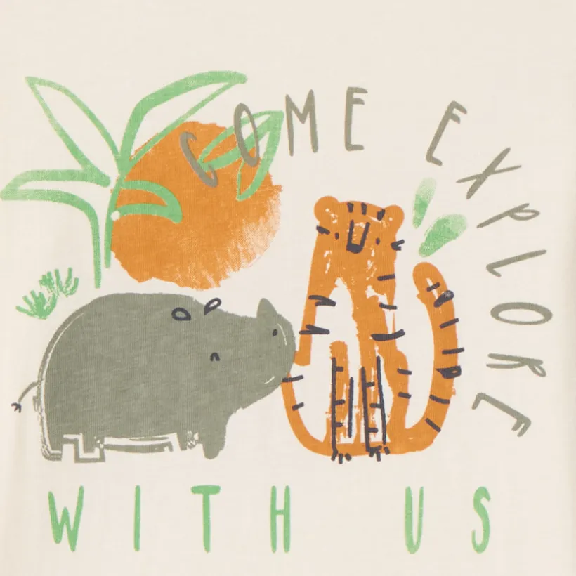 T-shirt manches longues printé pour bébé garçon