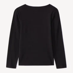 T-shirt manches longues à print pailleté pour fille