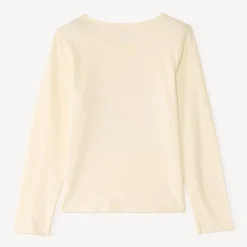 T-shirt manches longues print pailleté pour fille
