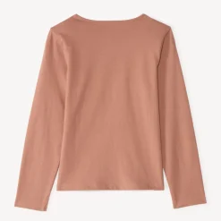 T-shirt manches longues print pailleté pour fille