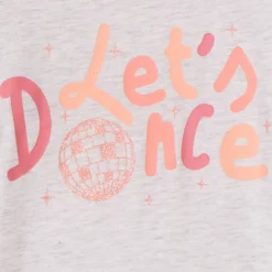 T-shirt manches longues printé à paillettes pour fille