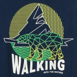 T-shirt manches longues print fantaisie pour garçon