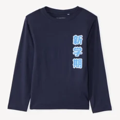 T-shirt manches longues printé manga pour garçon