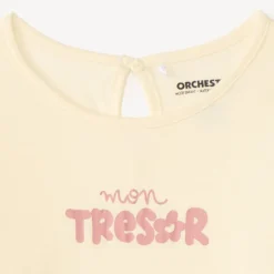T-shirt manches longues print fantaisie pour bébé fille