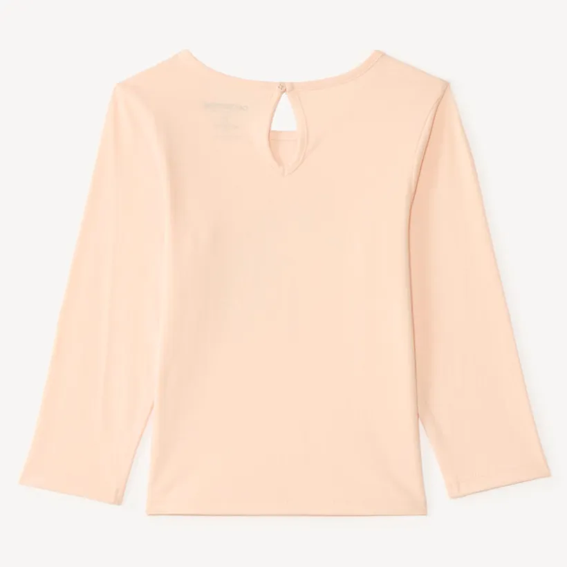 T-shirt manches longues print fantaisie pour bébé fille