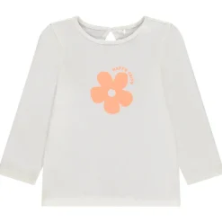 T-shirt manches longues print fleur pour bébé fille