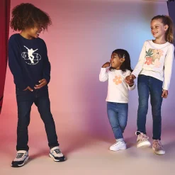 T-shirt manches longues print fleur pour bébé fille