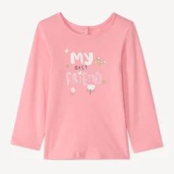 T-shirt manches longues printé pour bébé fille