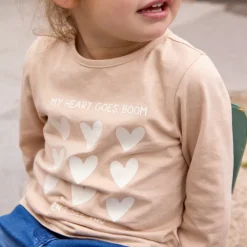 T-shirt manches longues printé pour bébé fille