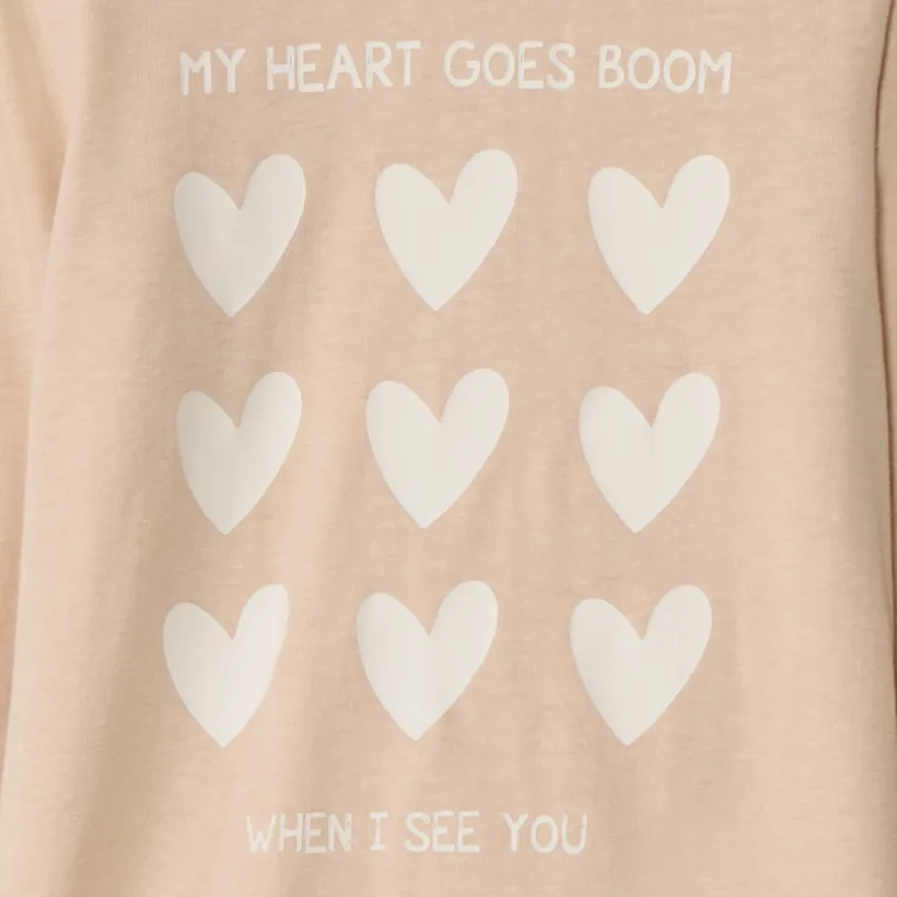 T-shirt manches longues printé pour bébé fille