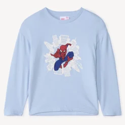 T-shirt manches longues Spider-man Marvel oversize pour garçon