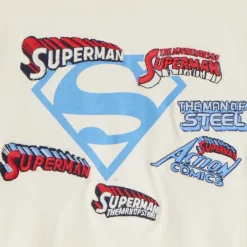 T-shirt manches longues Superman Warner pour garçon