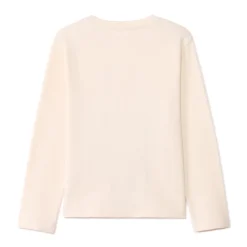 T-shirt manches longues uni à broderies fantaisies pour garçon