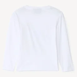 T-shirt manches longues uni print Naruto pour garçon