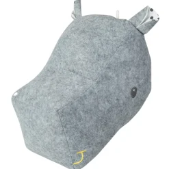 Tête d'hippopotame fantaisie à fixer au mur
