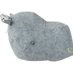 Tête d'hippopotame fantaisie à fixer au mur