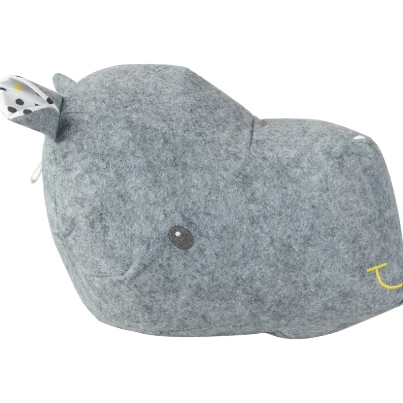 Tête d'hippopotame fantaisie à fixer au mur