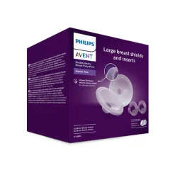 Téterelle et embouts grande taille pour coquilles collectrices de lait SCF439/01