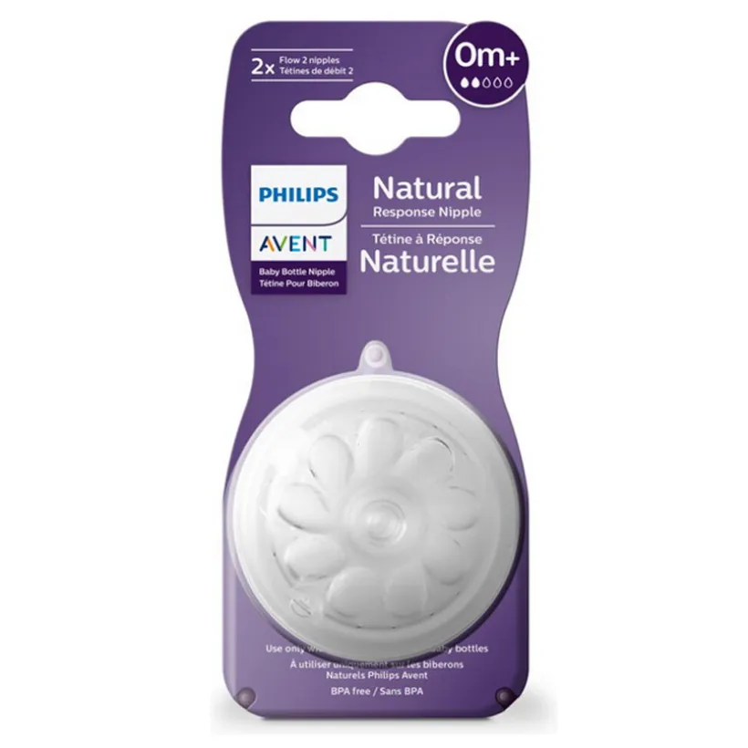 Tétine Natural Response débit lent - 0m+
