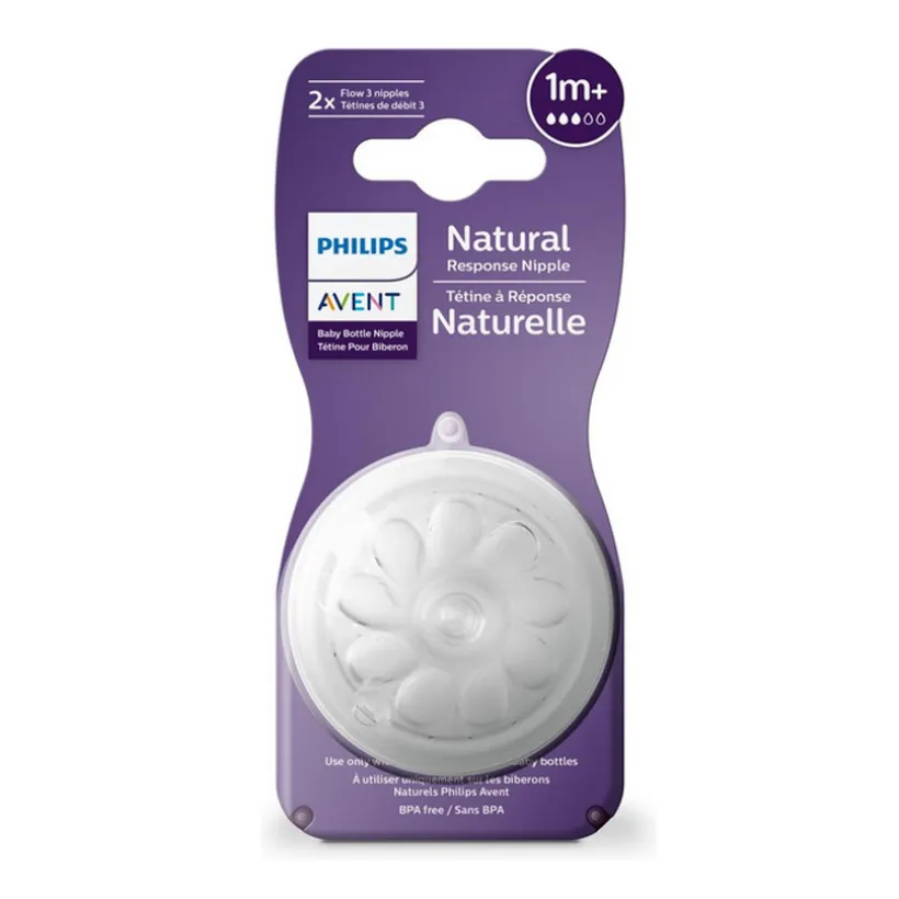 Tétine Natural Response débit normal - 1m+