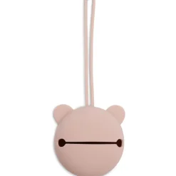 Étuis à sucette en silicone Ø 7 cm Ours wild rose