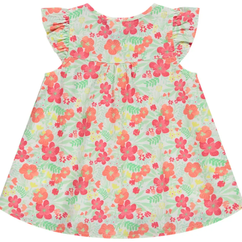 Tunique manches courtes imprimé floral pour fille