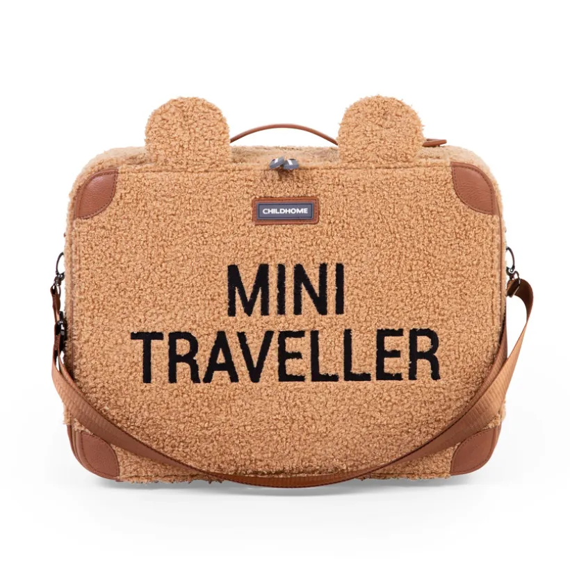 Valise Mini traveller Teddy Brun