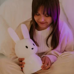 Veilleuse LED Lapin Blanc – Grand 134 X 140 X 299mm