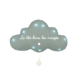 Veilleuse musicale nuage "La tête dans les nuages" - Menthe