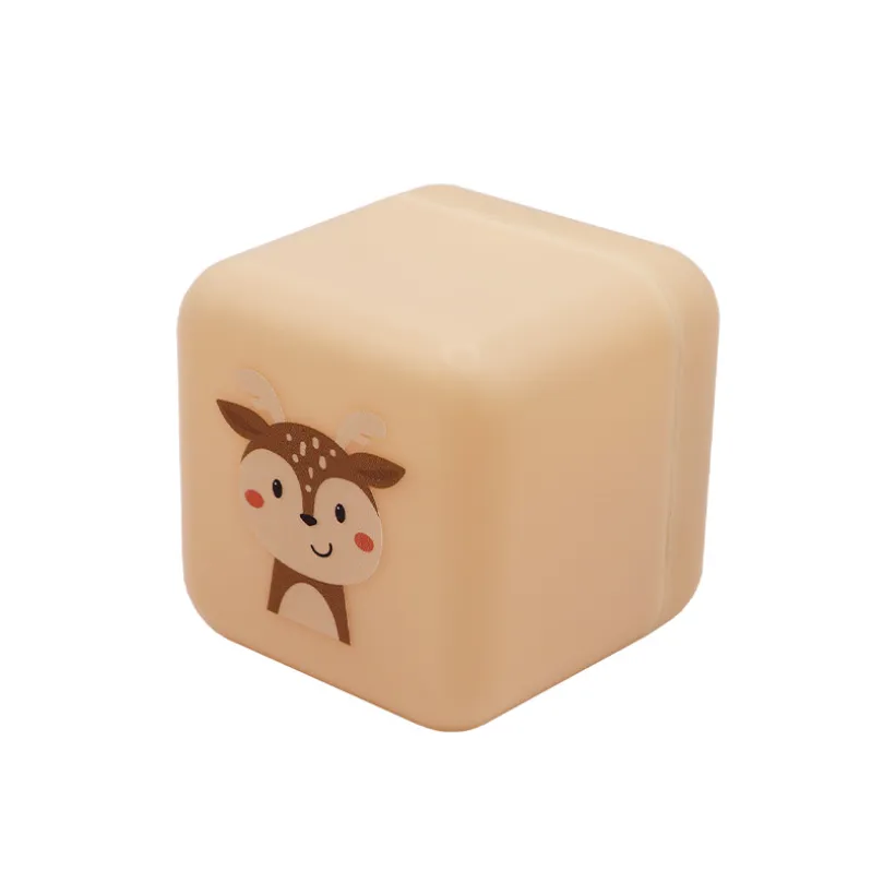 Veilleuse nomade 2 en 1 Cube B Finley le faon jaune