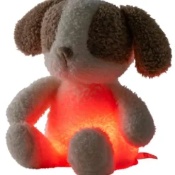 Veilleuse peluche chien - Teddy - Vanille