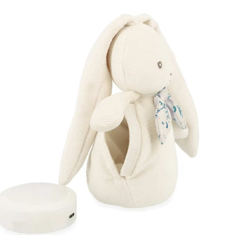 Veilleuse peluche Nomade Lapin Crème