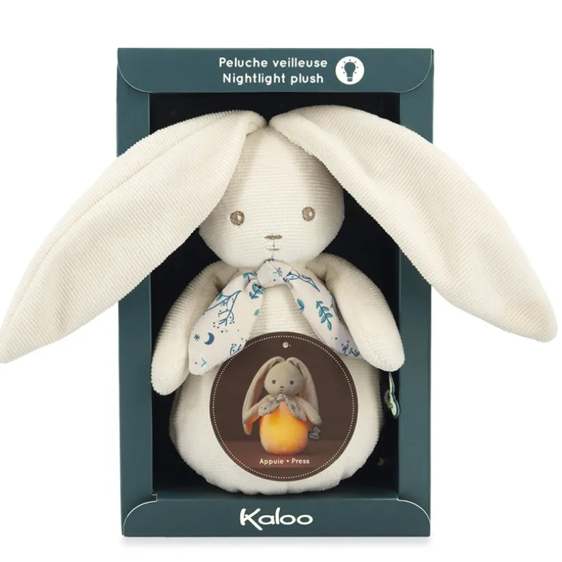 Veilleuse peluche Nomade Lapin Crème