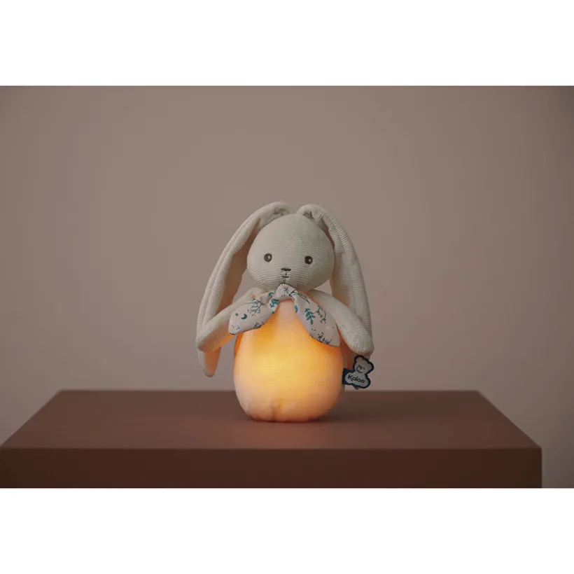 Veilleuse peluche Nomade Lapin Crème