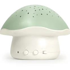 Veilleuse projecteur d'étoiles et musical Vert Champignon Vert