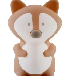 Veilleuse renard en silicone brun