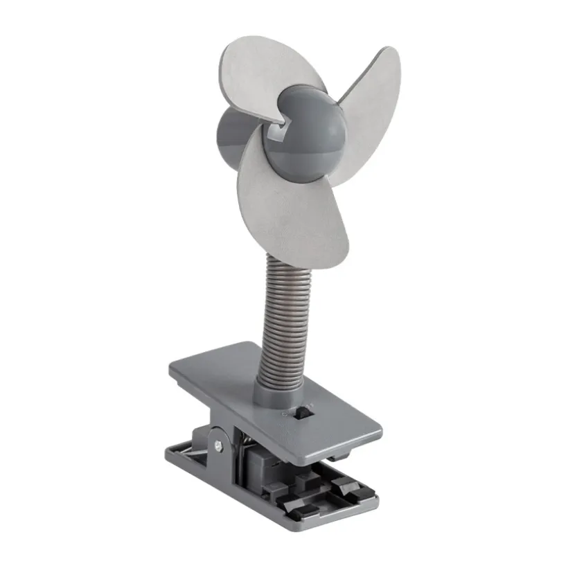 Ventilateur nomade pour poussette gris