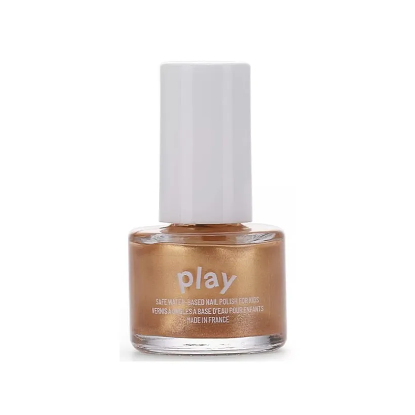 Vernis à ongle lavable à l'eau or