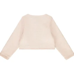 Veste cardigan en jacquard scintillant pour fille