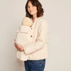 Veste de grossesse évolutive en toile matelassée